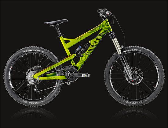 green tribal bike