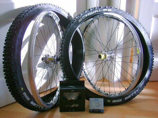 Neue Laufräder und teilweise neuer Antrieb!