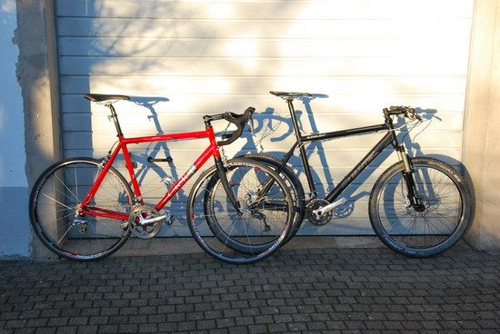 MTB und Rennrad
