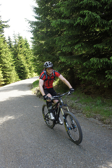 ein lächeln im Gesicht