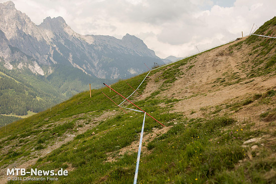 Off Camber Section - wenn es feucht werden sollte wird es hier knifflig