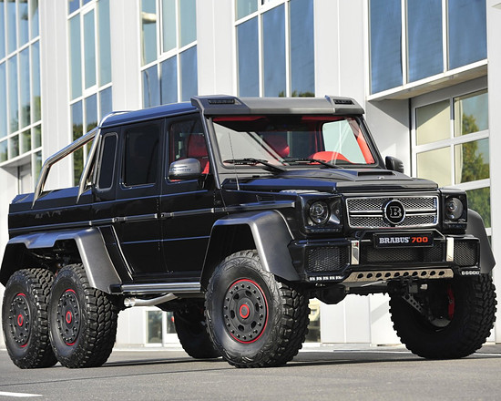 2013 Brabus Mercedes Benz G63 AMG 6x6 W463 suv custom offroad tuning