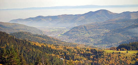 Vogesenblick Richtung Schwarzwald