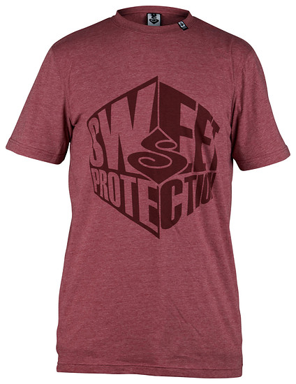 Sweet Protection SS15 corner tshirt-melange maroon red front
