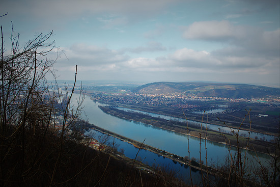 Blick über Wien / Donau