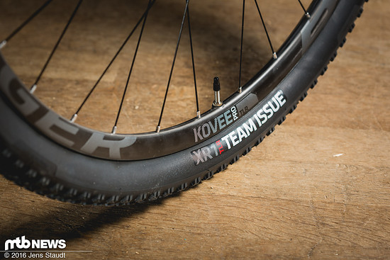 Handmade in the US – Am Topmodell kommen die hauseigenen Bontrager Kovee XXX Laufräder zum Einsatz.
