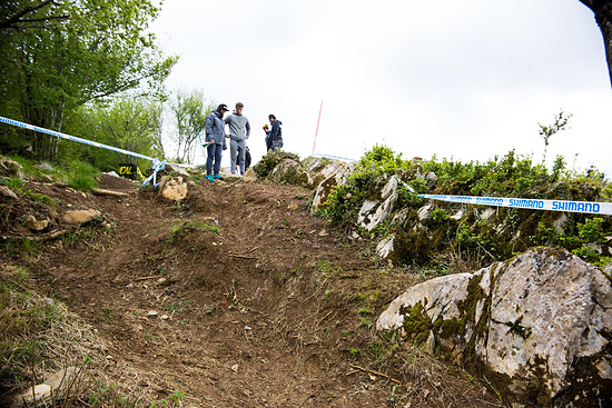 Während des Track Walks wurde die Strecke in Lourdes von vielen Fahrern gelobt