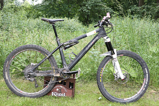 Lars pilotiert ein Liteville 301