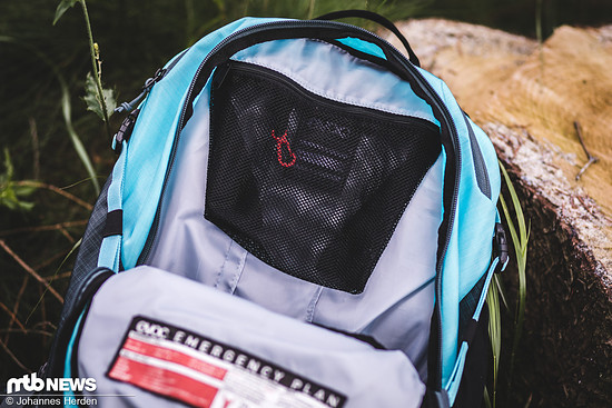 Das große Hauptfach bietet sehr viel Platz