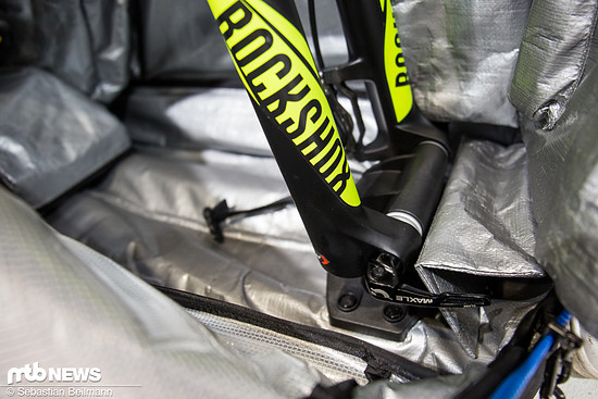 ... mithilfe eines Achsen-Adapters