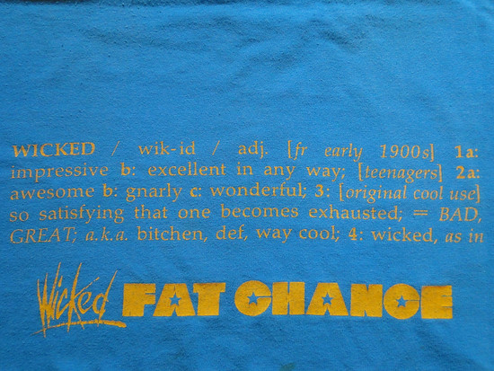 Fat City Cycles Wicked Text T-Shirt H