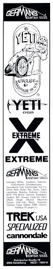 Germans Cycles Extreme Werbung &#039;91