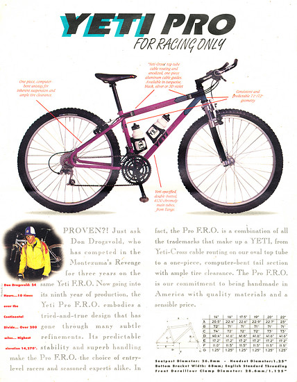 Yeti Cycles Katalog &#039;94 (5von8)