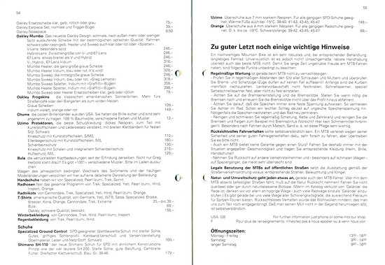 Germans Cycles Katalog &#039;93 (54+55von60)