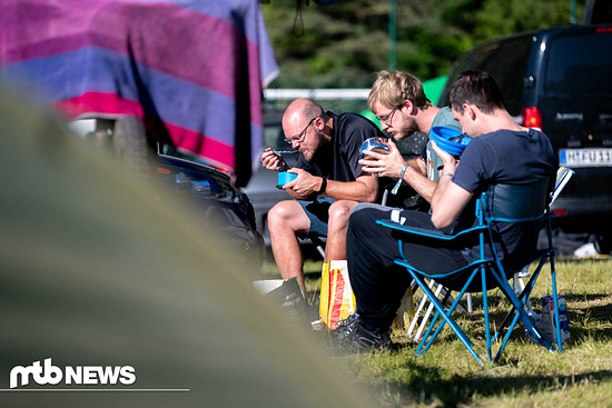 ... wurde kurz was gefrühstückt und dann ging es schon ab aufs Rad!