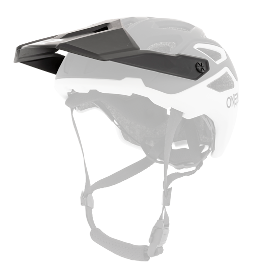 2019 ONeal PIKE SOLID black white Visor