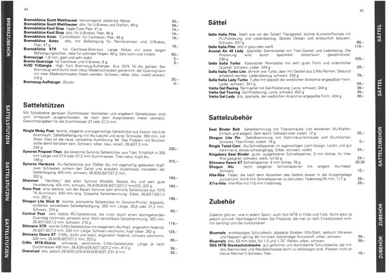 Germans Cycles Katalog `94 (44+45von60)