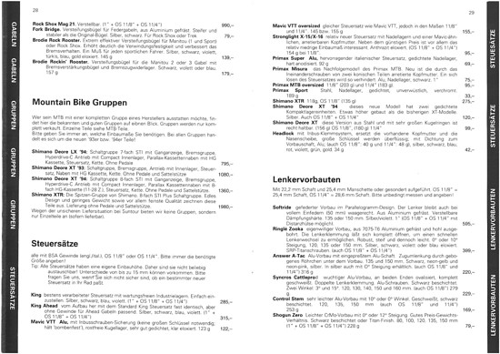 Germans Cycles Katalog `94 (28+29von60)
