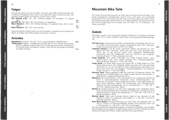 Germans Cycles Katalog `94 (26+27von60)