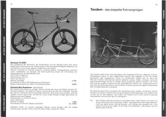 Germans Cycles Katalog `94 (22+23von60)