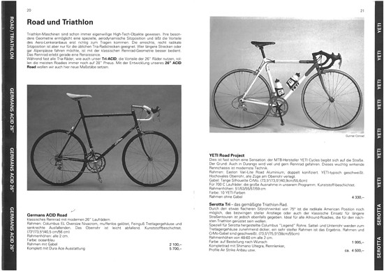 Germans Cycles Katalog `94 (20+21von60)