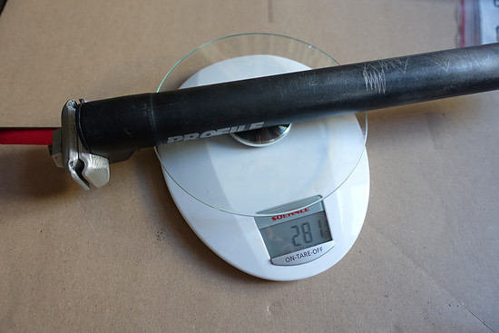 Gewicht Profile Sattelstütze 31,6mm