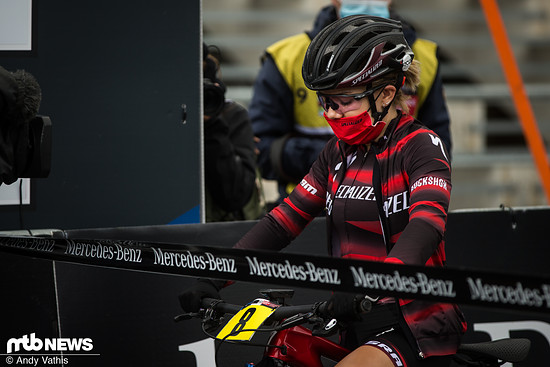 Sina Frei wurde im Short Track Achte und ging damit aus der ersten Startreihe ins XC-Rennen