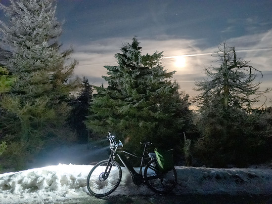 Mountainbike-Fahrt am Nachmittag