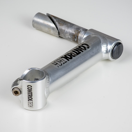 Control Tech Control Stem silber 1" 130mm