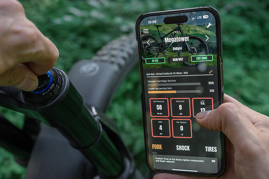 Mit der Sagly App soll es ganz einfach sein, das passende Fahrwerks-Setup am Mountainbike zu finden.