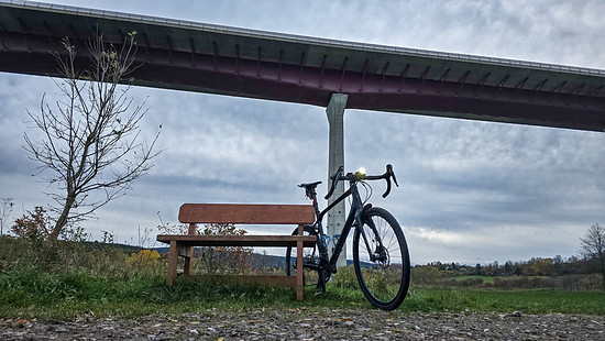 Gravel-Fahrt am Morgen