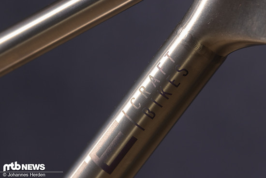 Geschweißt wird der Tilander von Craft Bikes.