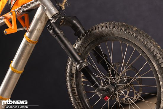 20 Zoll treffen auf eine Upside-Down-Federgabel …