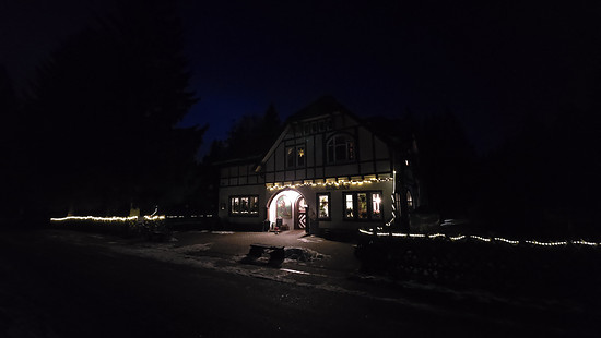 Mountainbike-Fahrt am Morgen