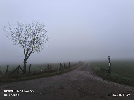 Schlechte Sicht auf den Höhen